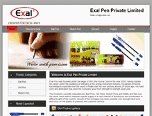 Tablet Screenshot of exalpen.com